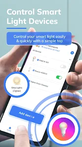 Smart Light device control screen