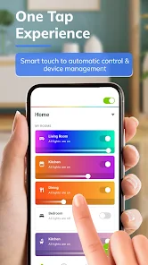 Smart Light room automation screen