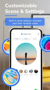 Smart Light custom scene screen